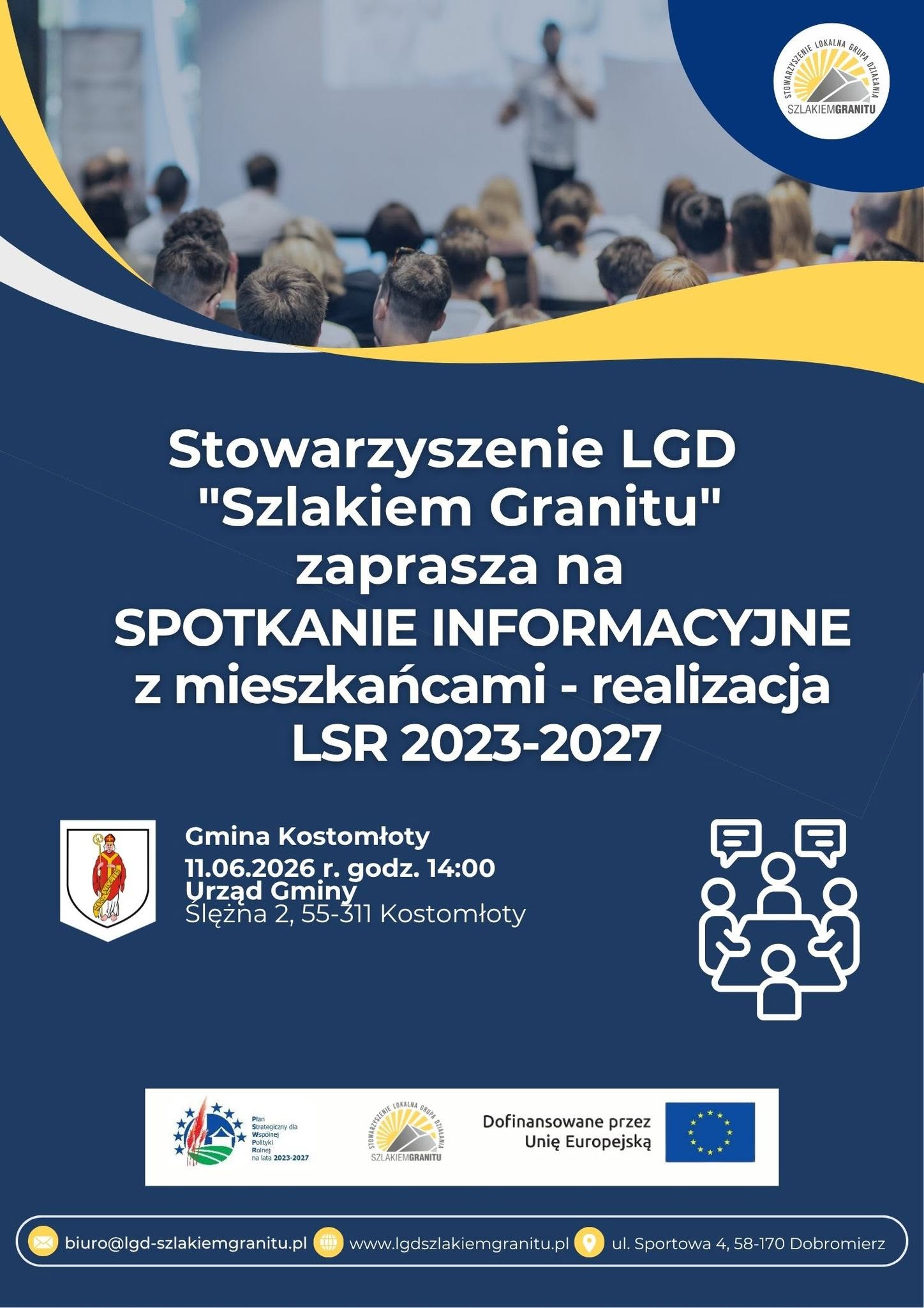 Zaproszenie na&nbsp;spotkanie z&nbsp;Lokalną Grupą Działania Szlakiem Granitu