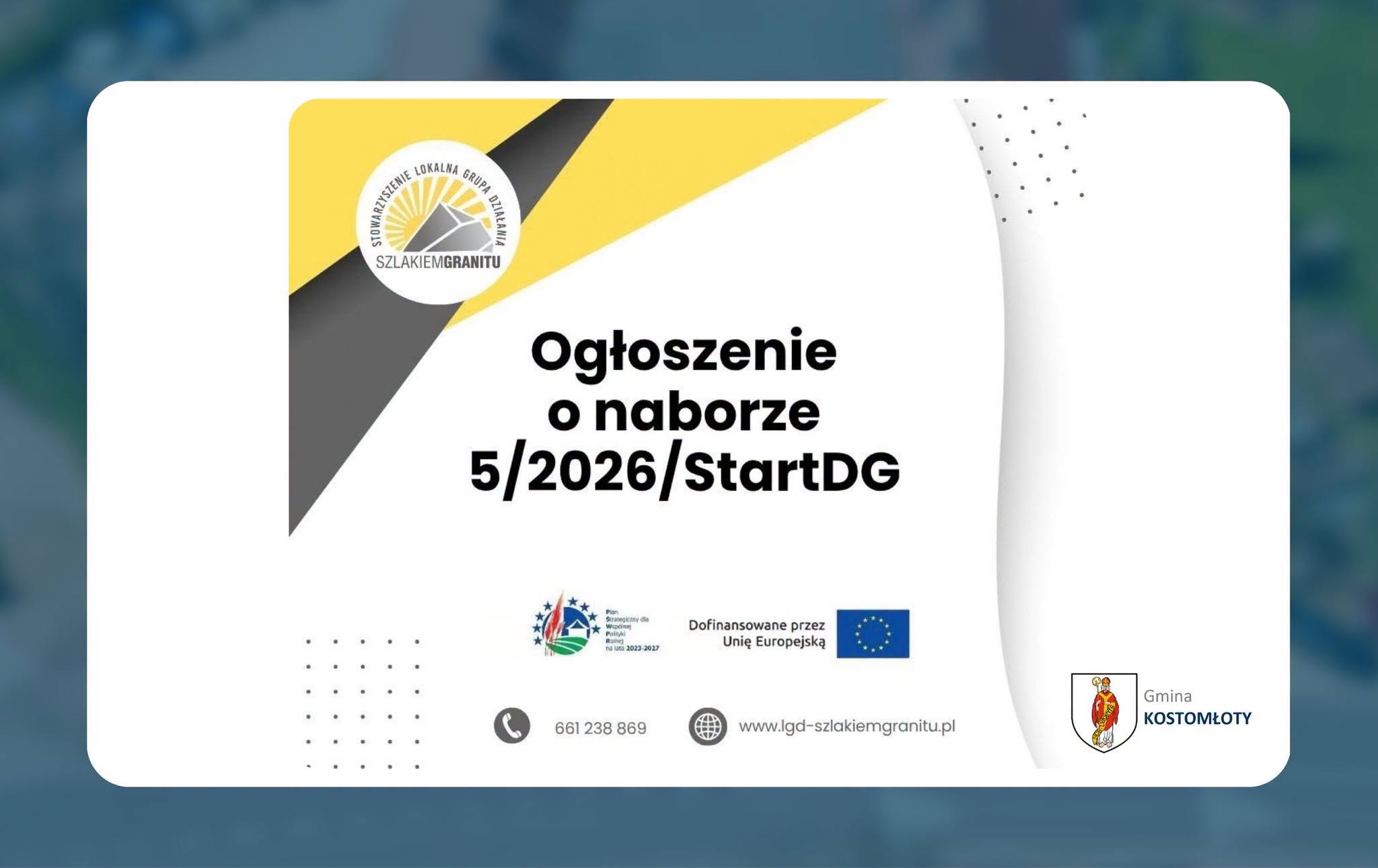 START Działalności Gospodarczej - nab&oacute;r wniosk&oacute;w o&nbsp;wsparcie na&nbsp;rozpoczęcie działalności gospodarczej