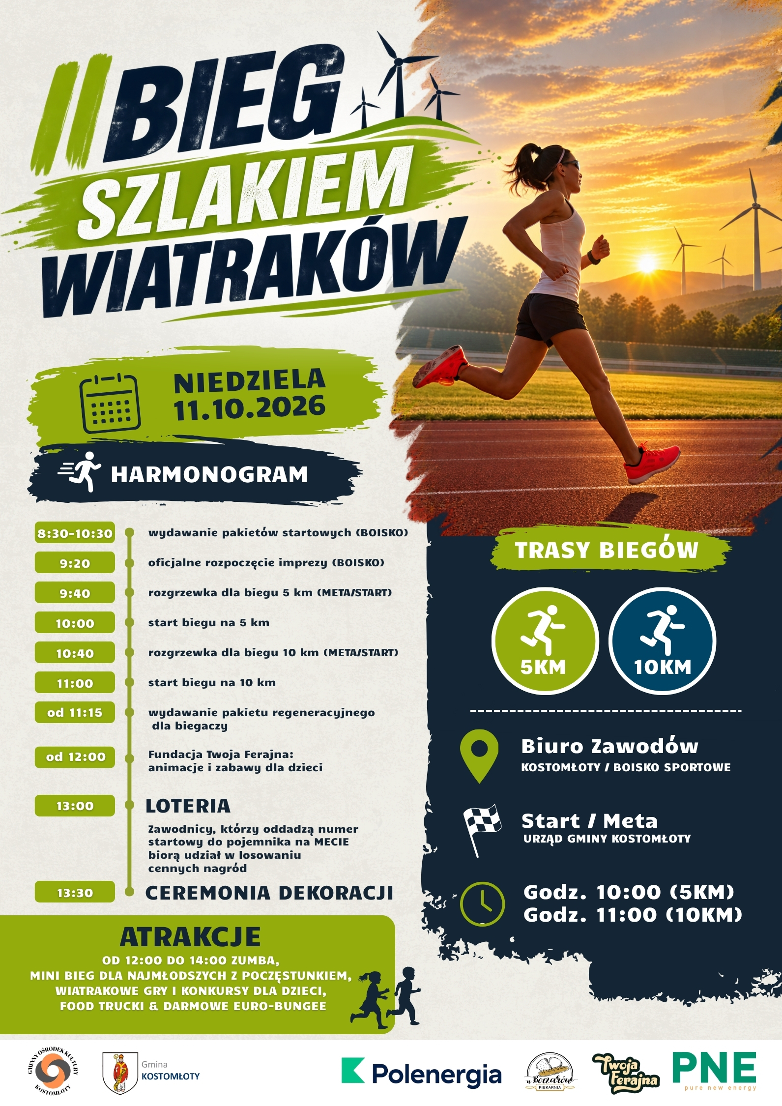 II Bieg Szlakiem Wiatrak&oacute;w