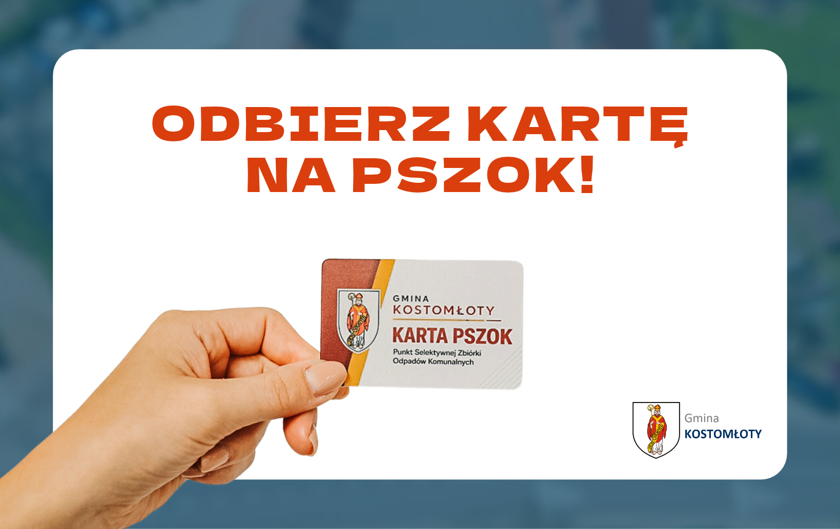 Karty PSZOK Gmina Kostomłoty