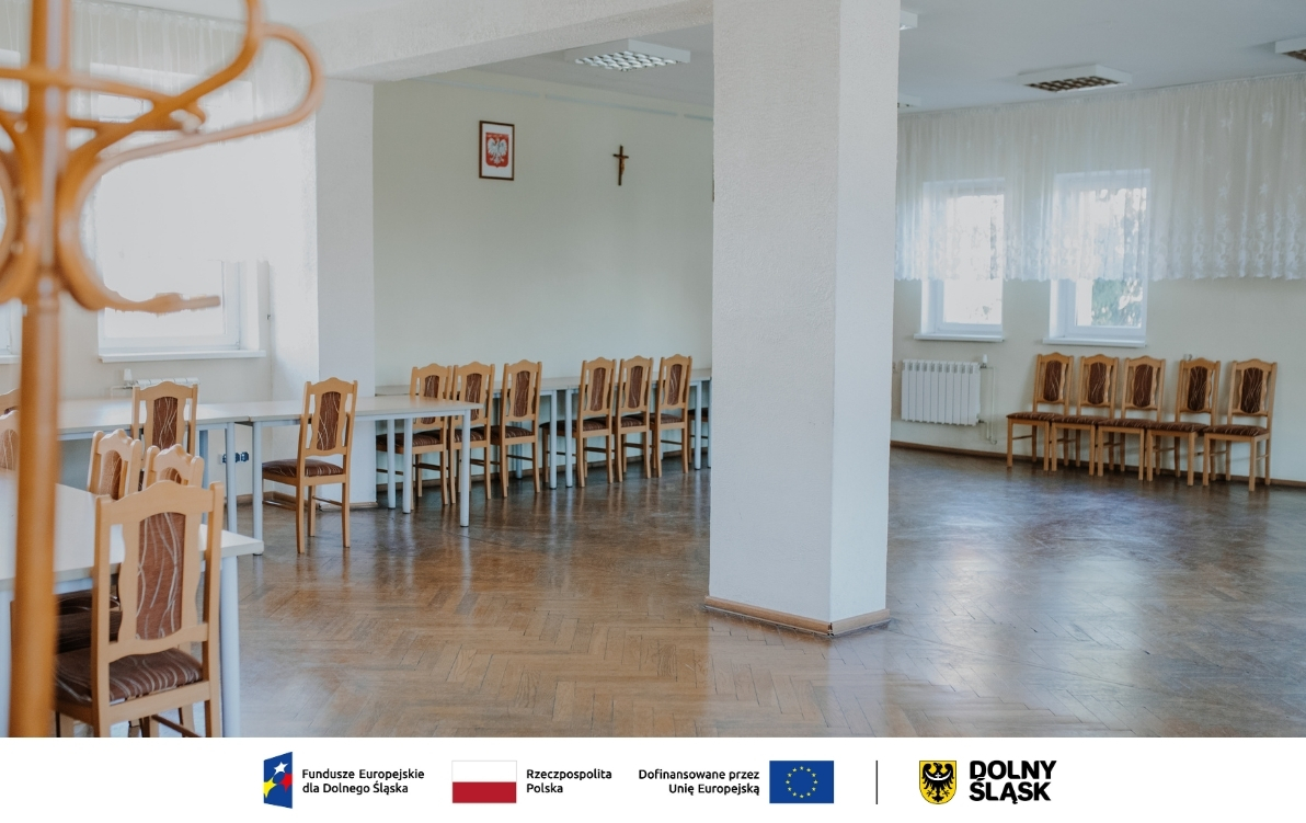 Przebudowa sali widowiskowej i&nbsp;pomieszczeń Gminnego Ośrodka Kultury  w&nbsp;Kostomłotach wraz  z&nbsp;zagospodarowaniem terenu