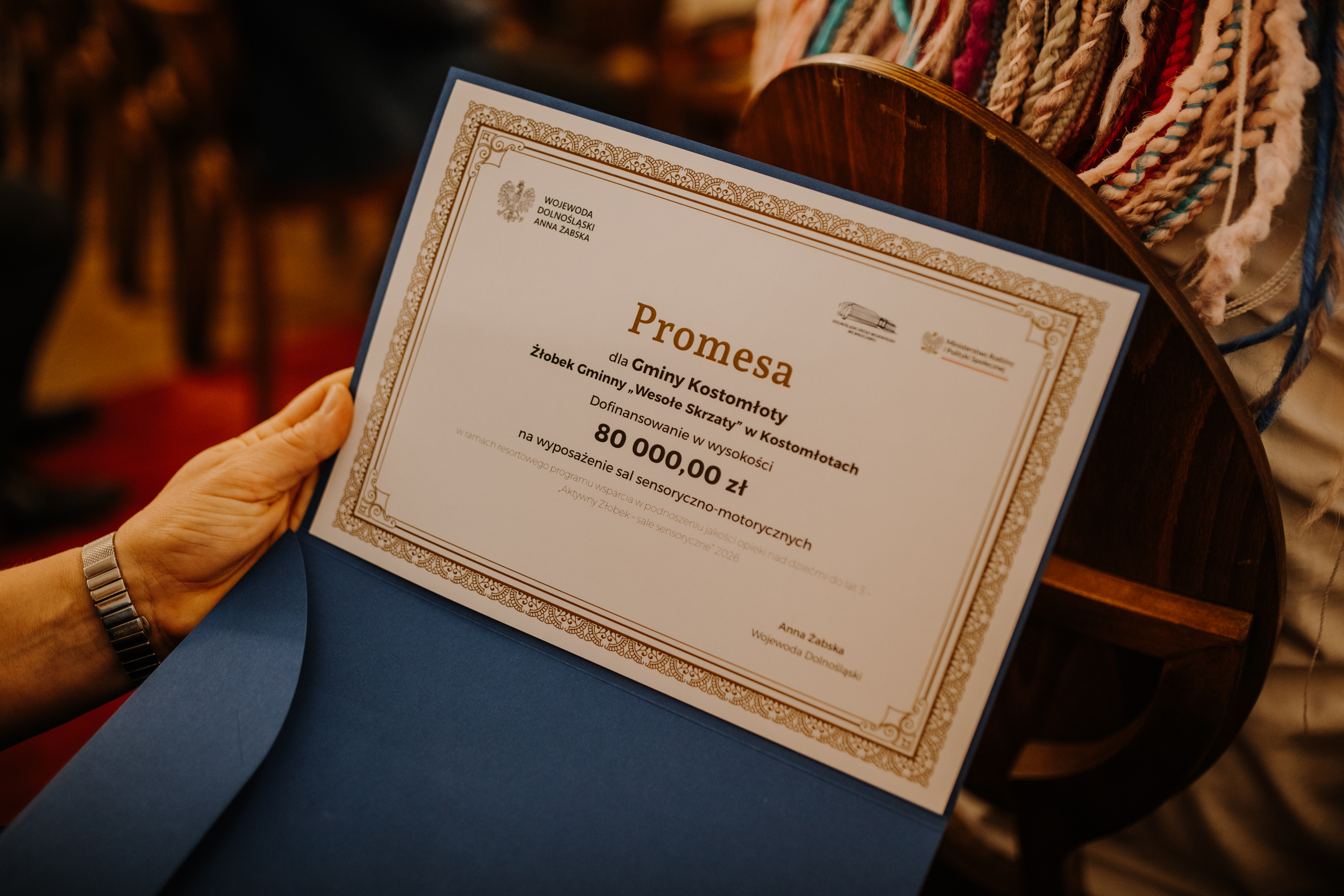 80 000 zł dla Gminnego Żłobka Wesołe Skrzaty