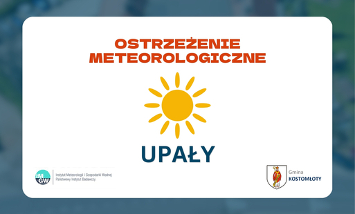 Ostrzeżenie meteorologiczne – upał 3. stopnia