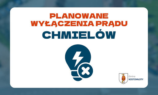 Planowane wyłączenie energii elektrycznej w Chmielowie