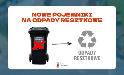 Nowe pojemniki na odpady resztkowe