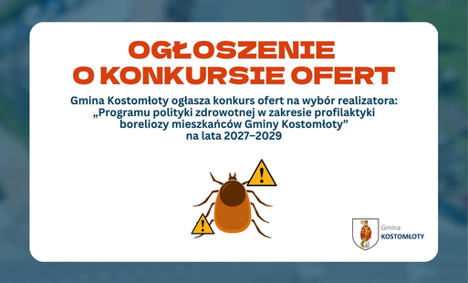 Konkurs ofert na realizację programu profilaktyki boreliozy